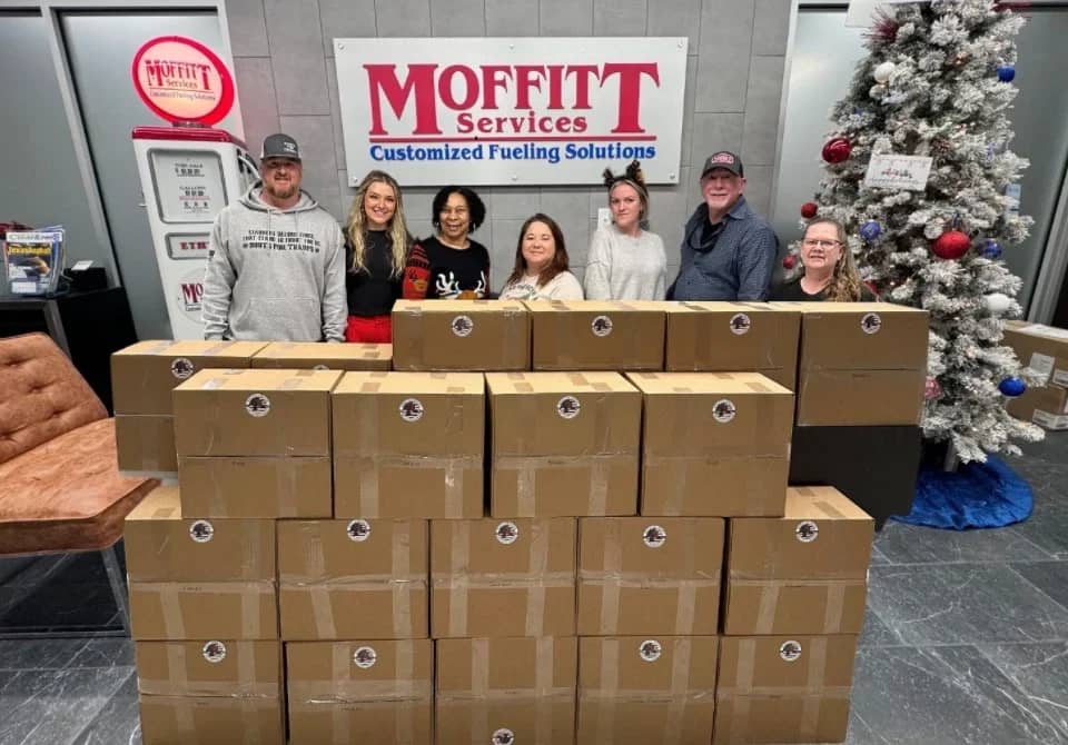 Team of Moffitt Services Supporting Boots for Troops Care Packages
